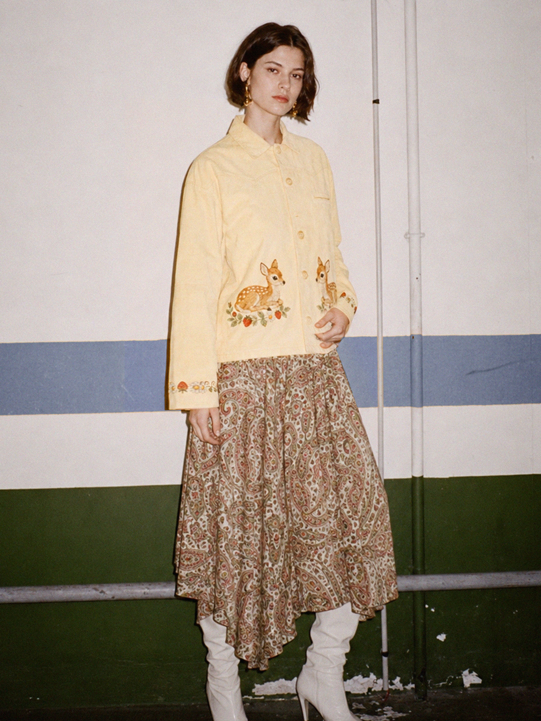 Little Fawn Embroidered Jacket