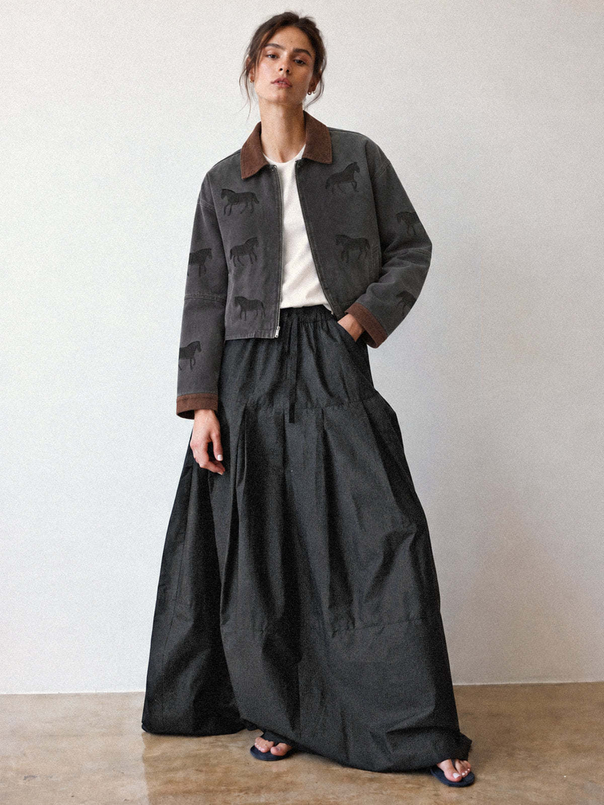 Horse Parade Embroidered Work Jacket
