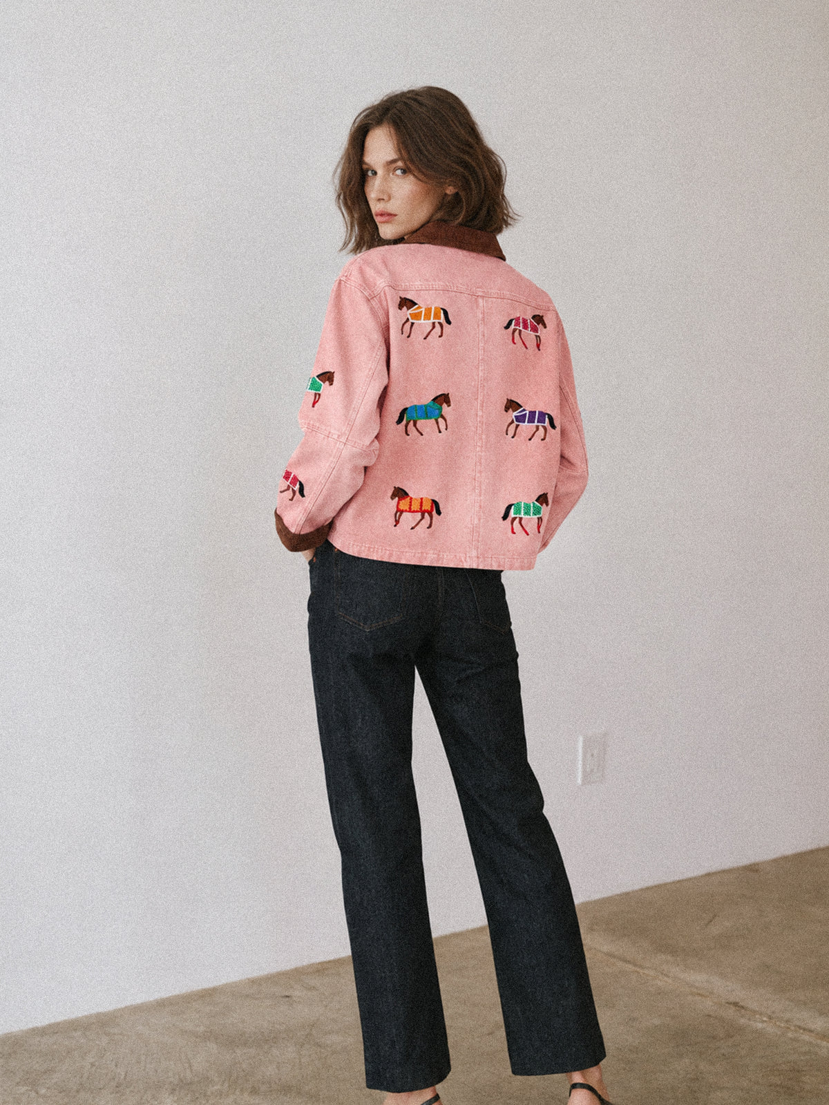 Horse Parade Embroidered Work Jacket
