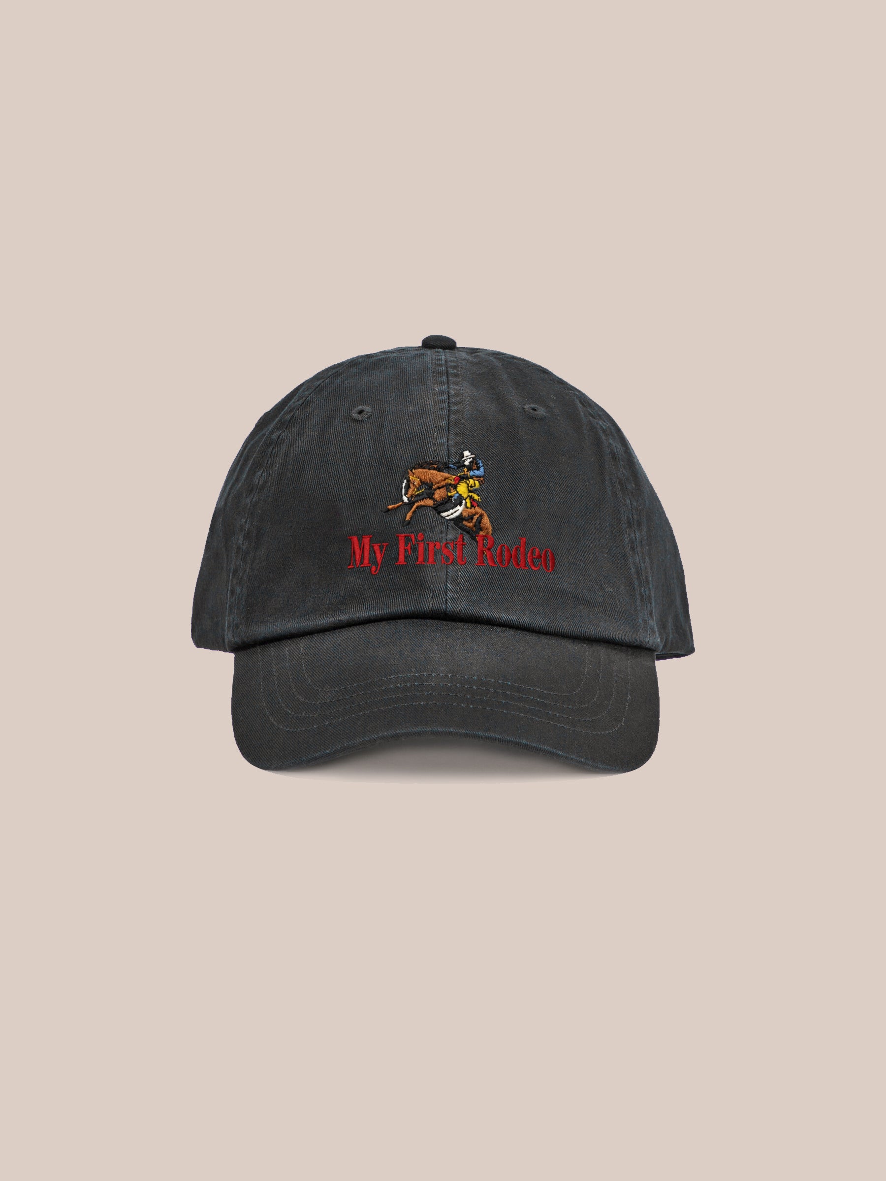 First Rodeo Embroidered Sunwashed Cap