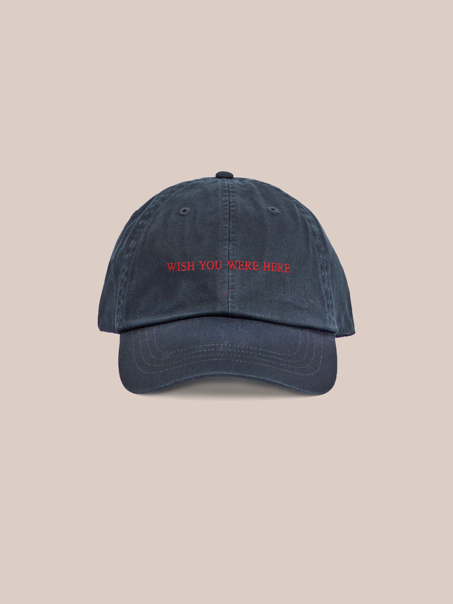 Wishes Embroidered Sunwashed Cap