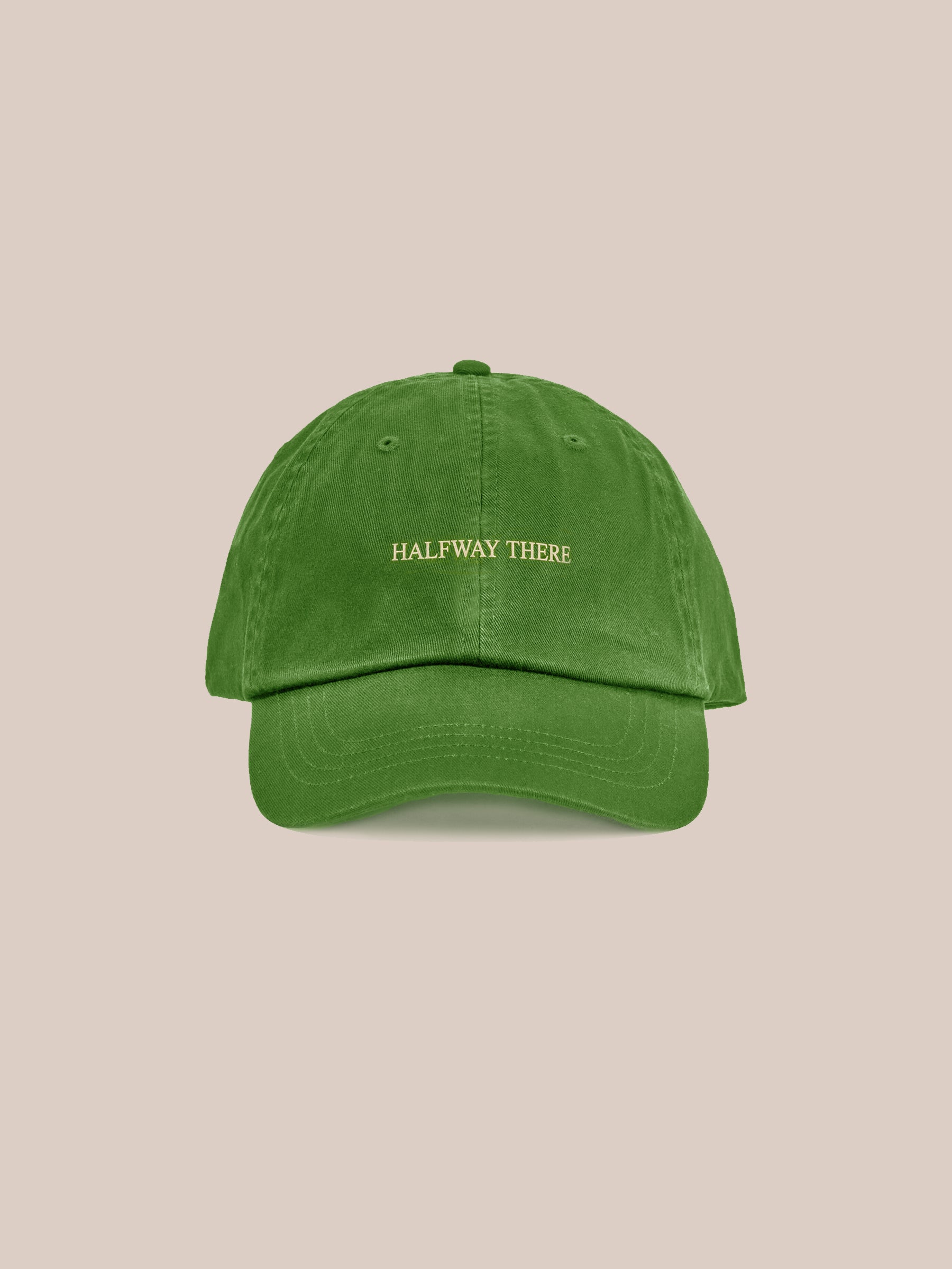 Halfway Embroidered Sunwashed Cap