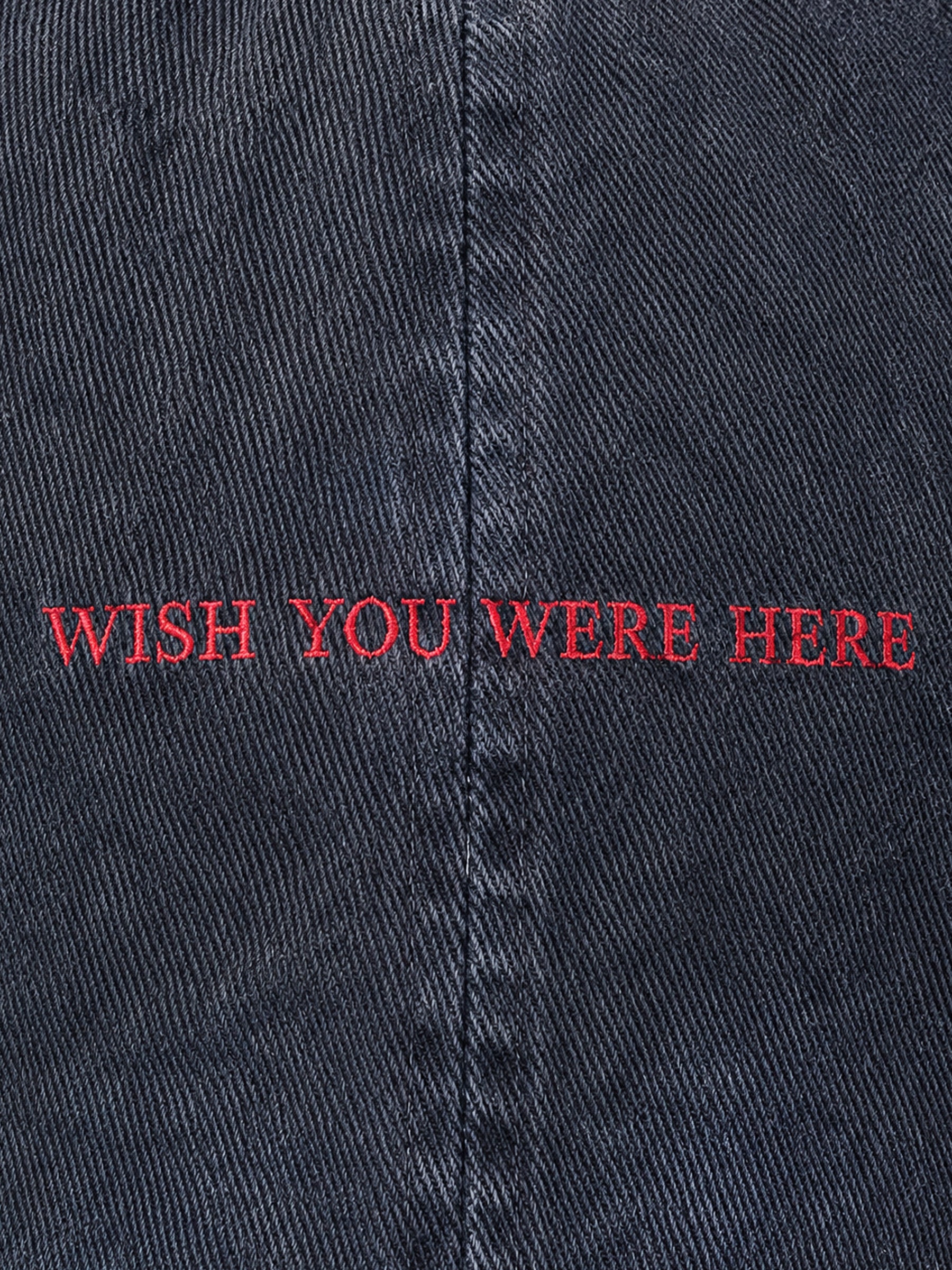 Wishes Embroidered Sunwashed Cap