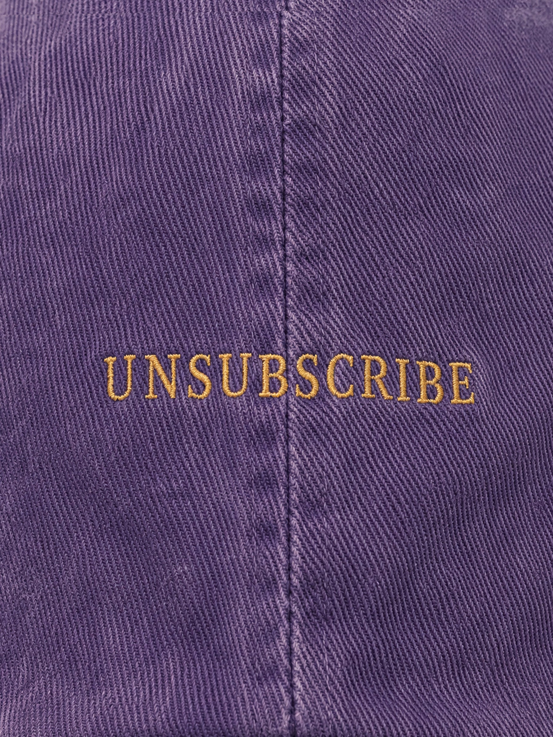 Unsubscribe Embroidered Sunwashed Cap