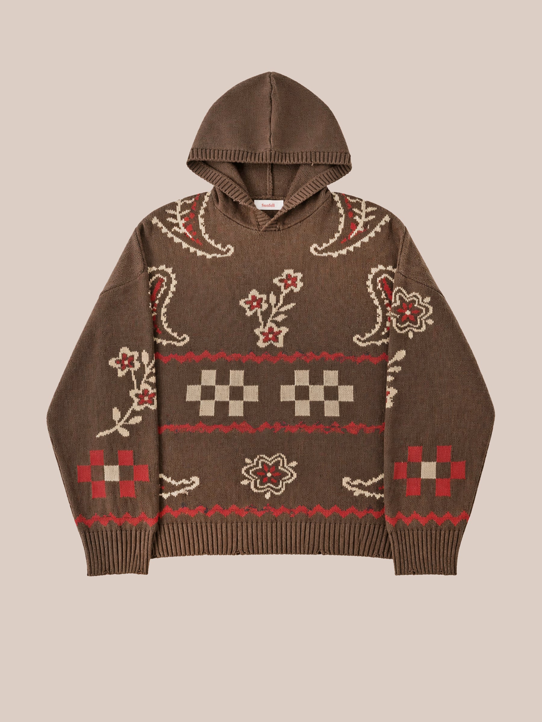 Bandana Trail Knit Hoodie