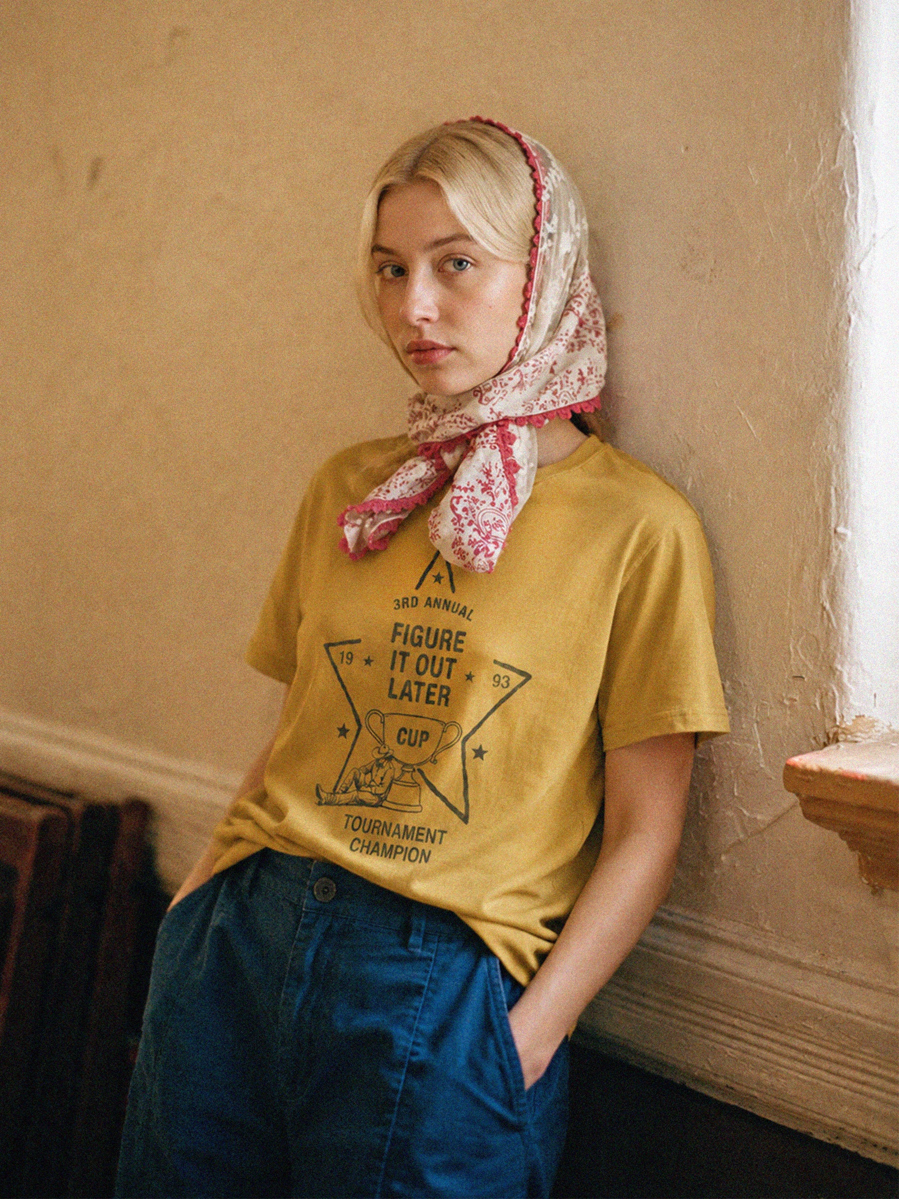 Figure It Out Later Print Tee