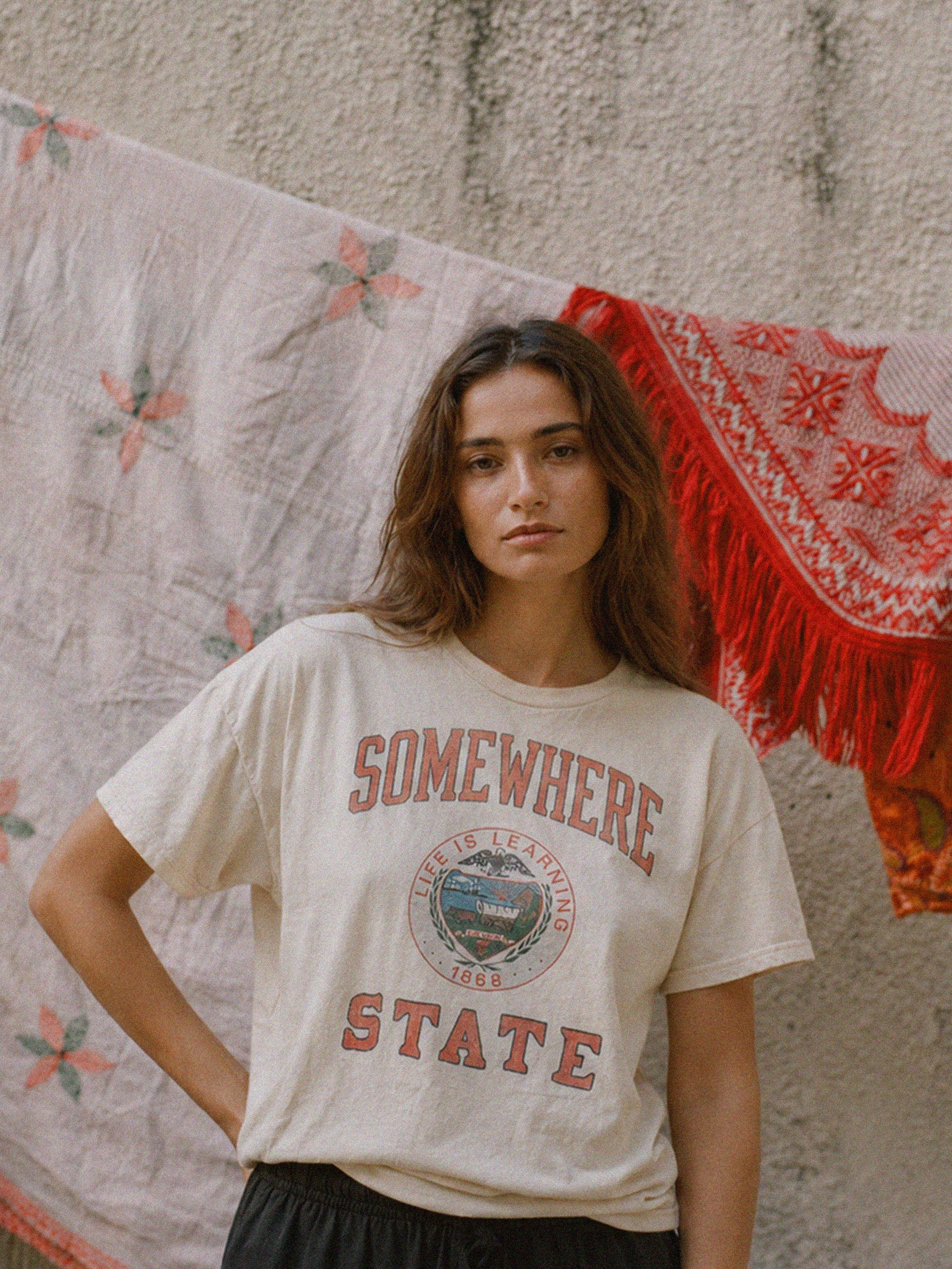 Somewhere State Print Tee