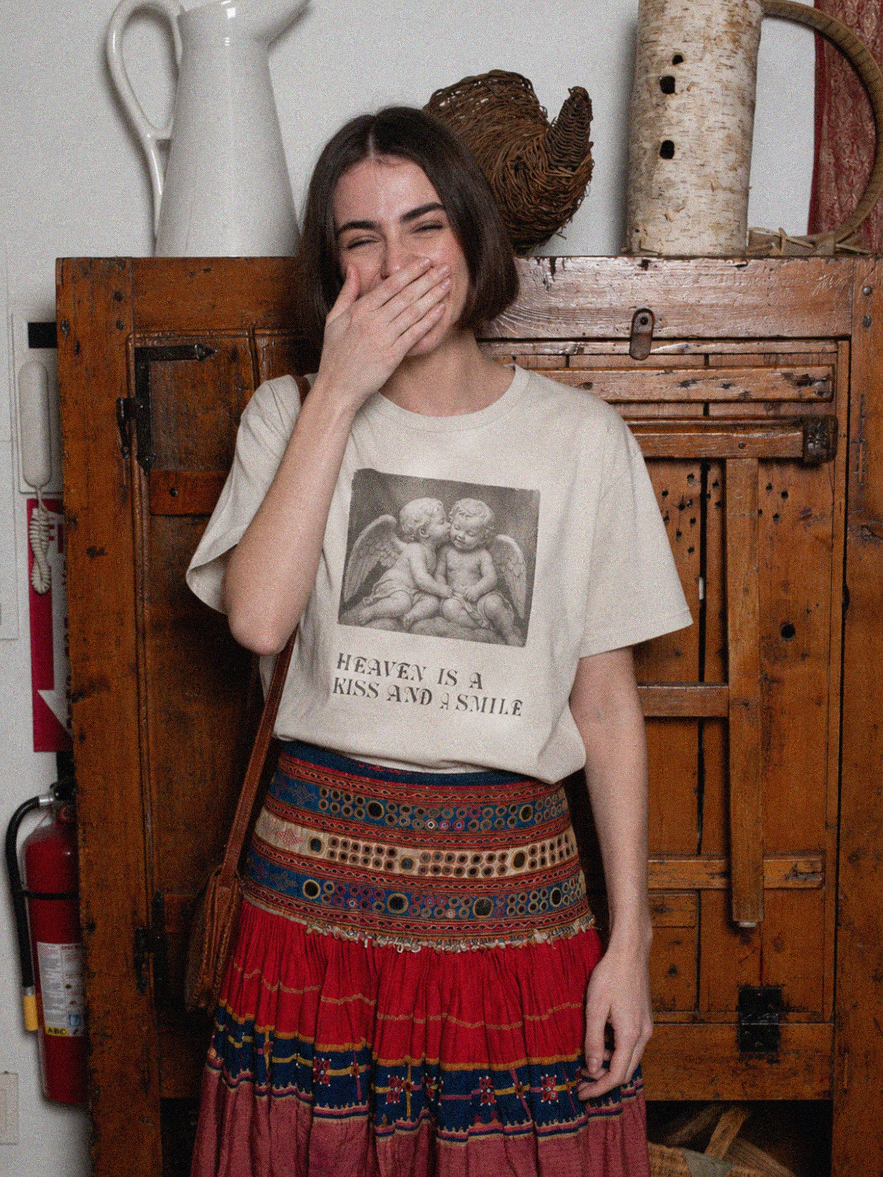 Heaven Sent Print Tee