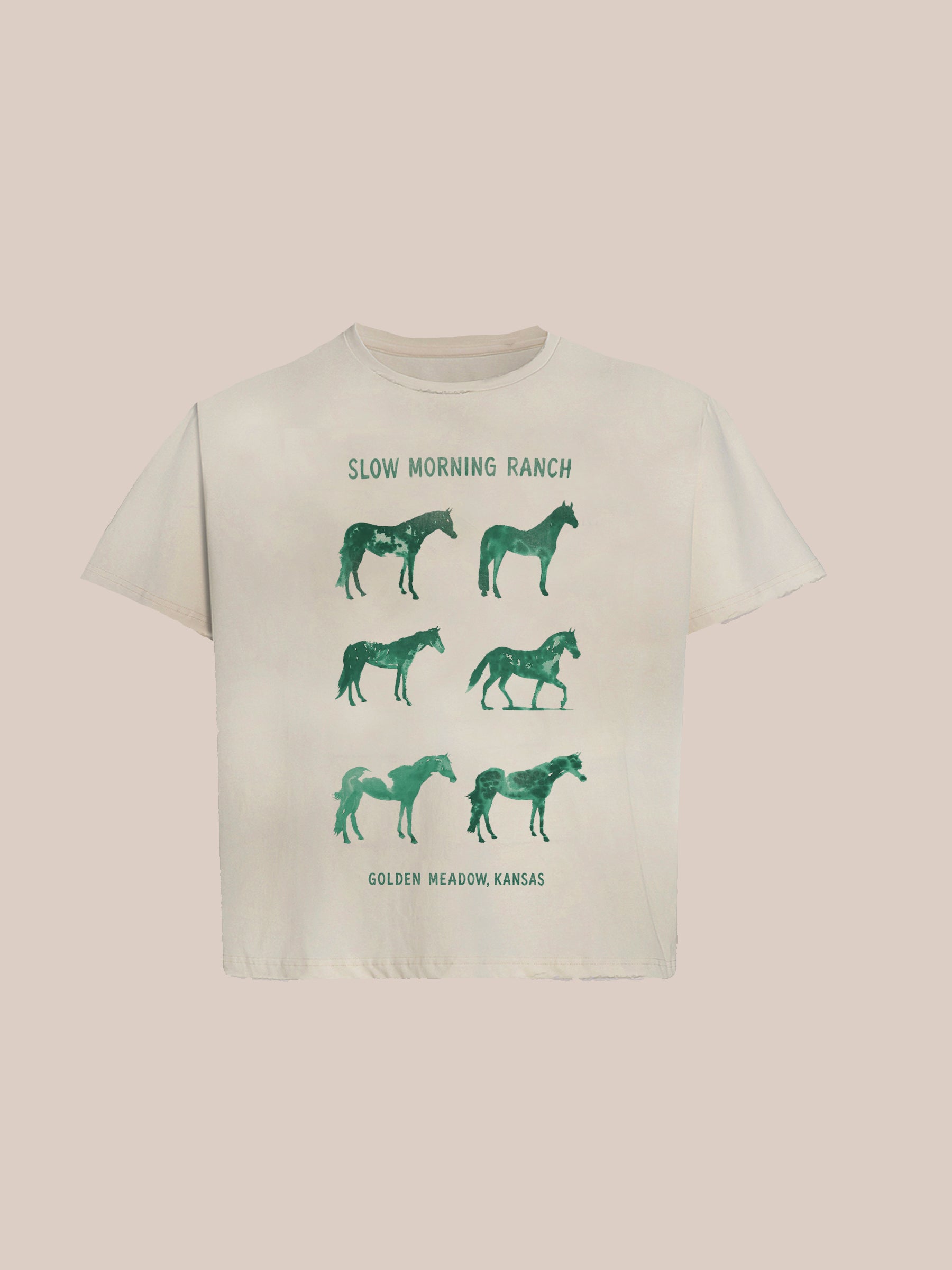 Slow Morning Ranch Print Tee