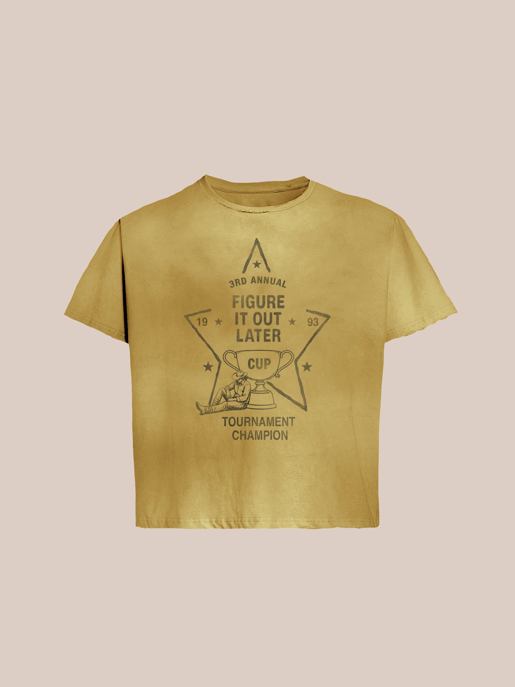 Figure It Out Later Print Tee