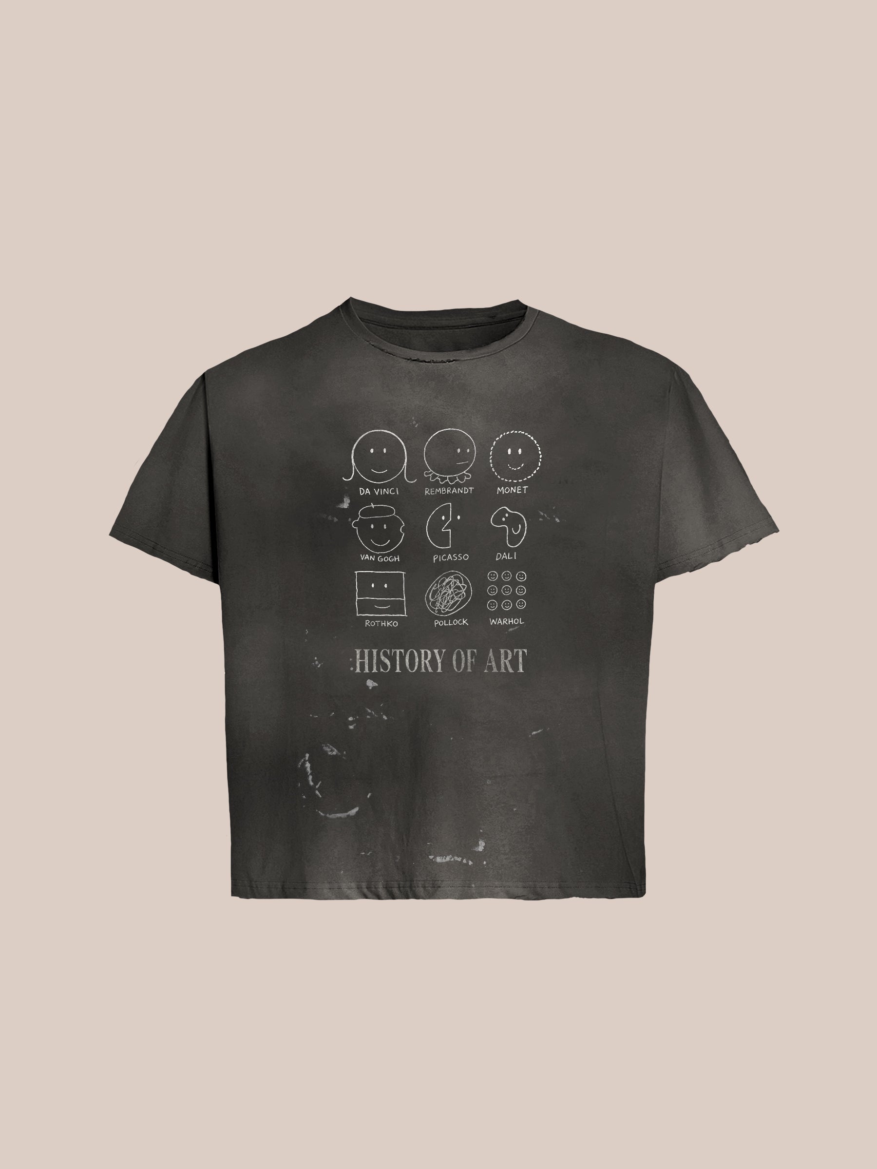 History of Art Print Tee