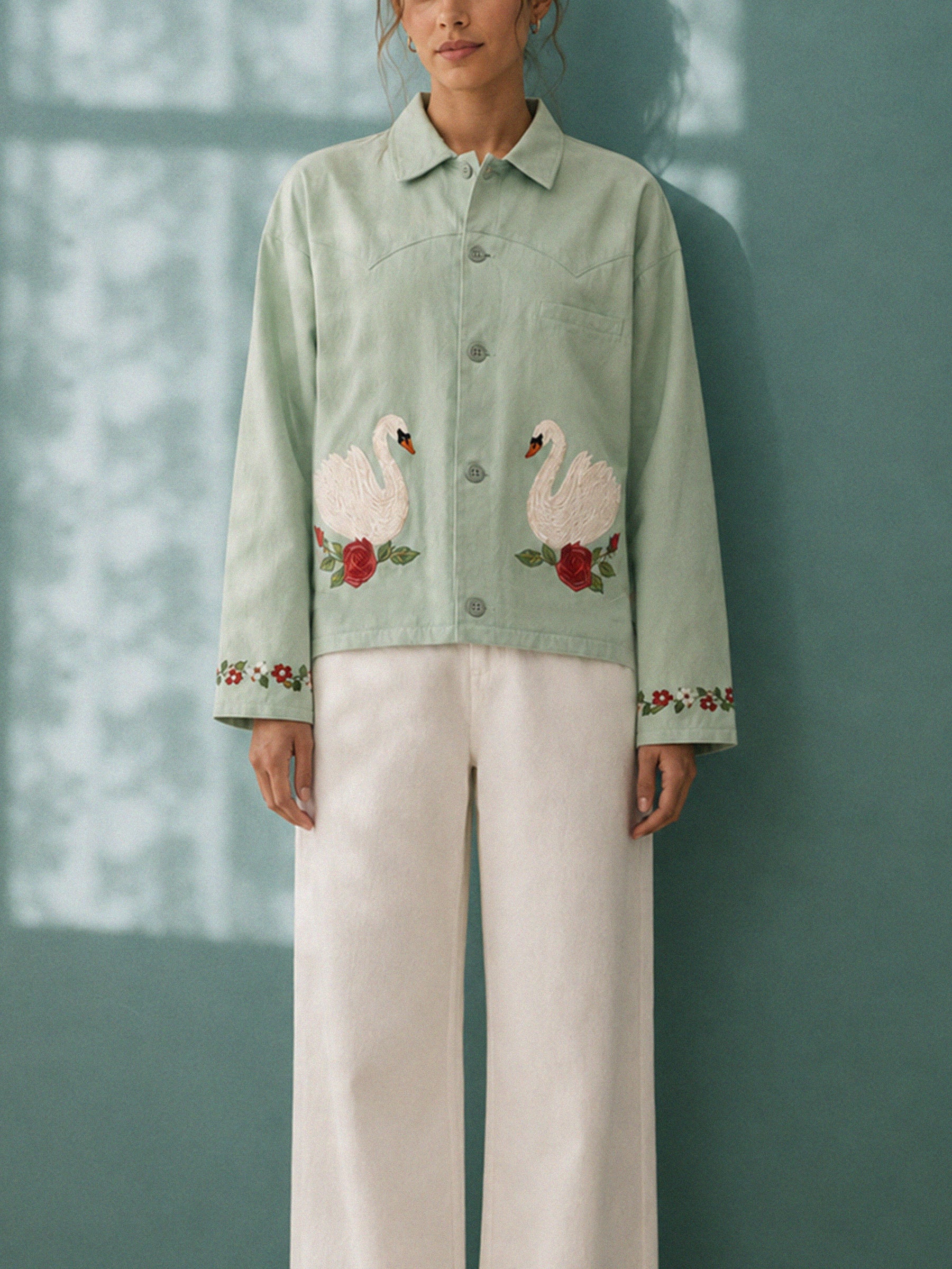 Swan Song Embroidered Jacket