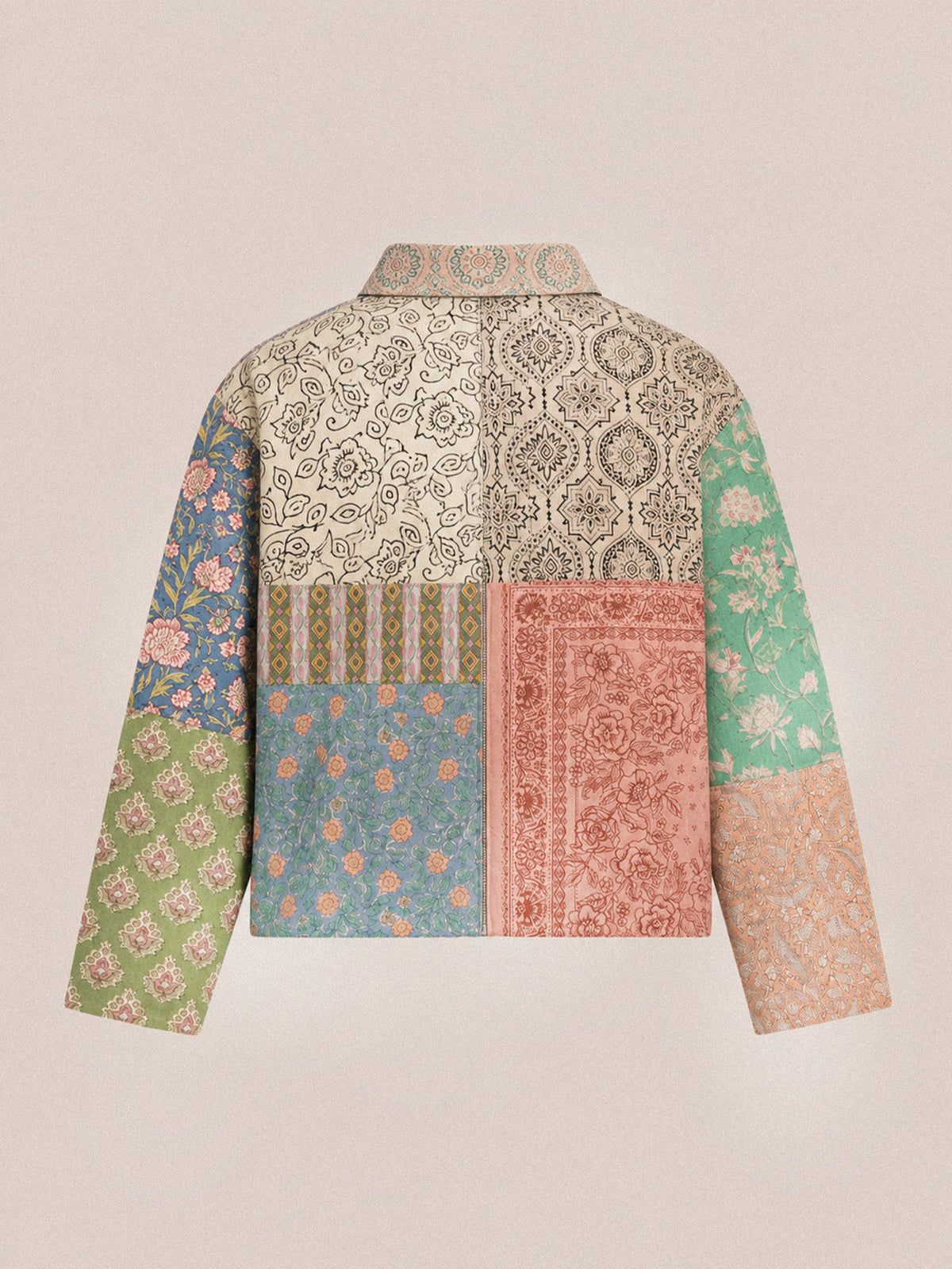 Tapestry Print Work Jacket