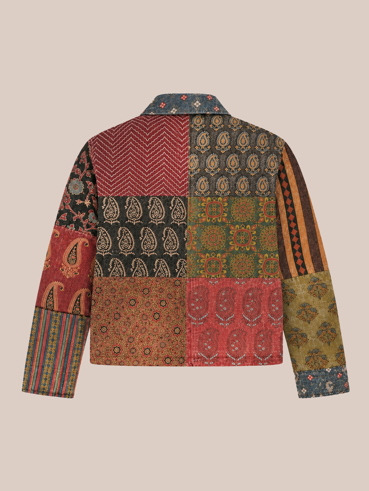 Tapestry Print Work Jacket