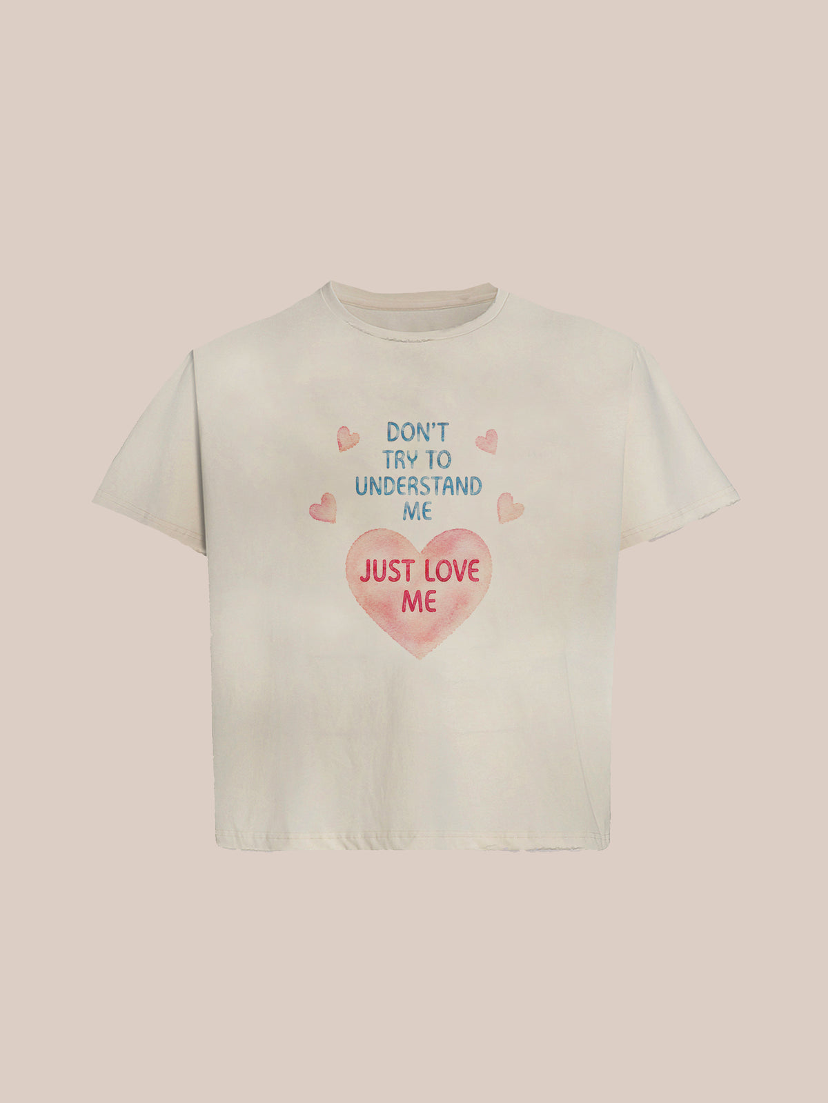 Just Love Me Print Tee