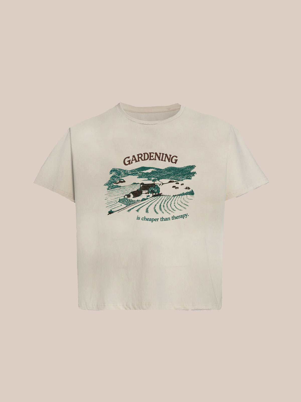 Gardening Therapy Print Tee