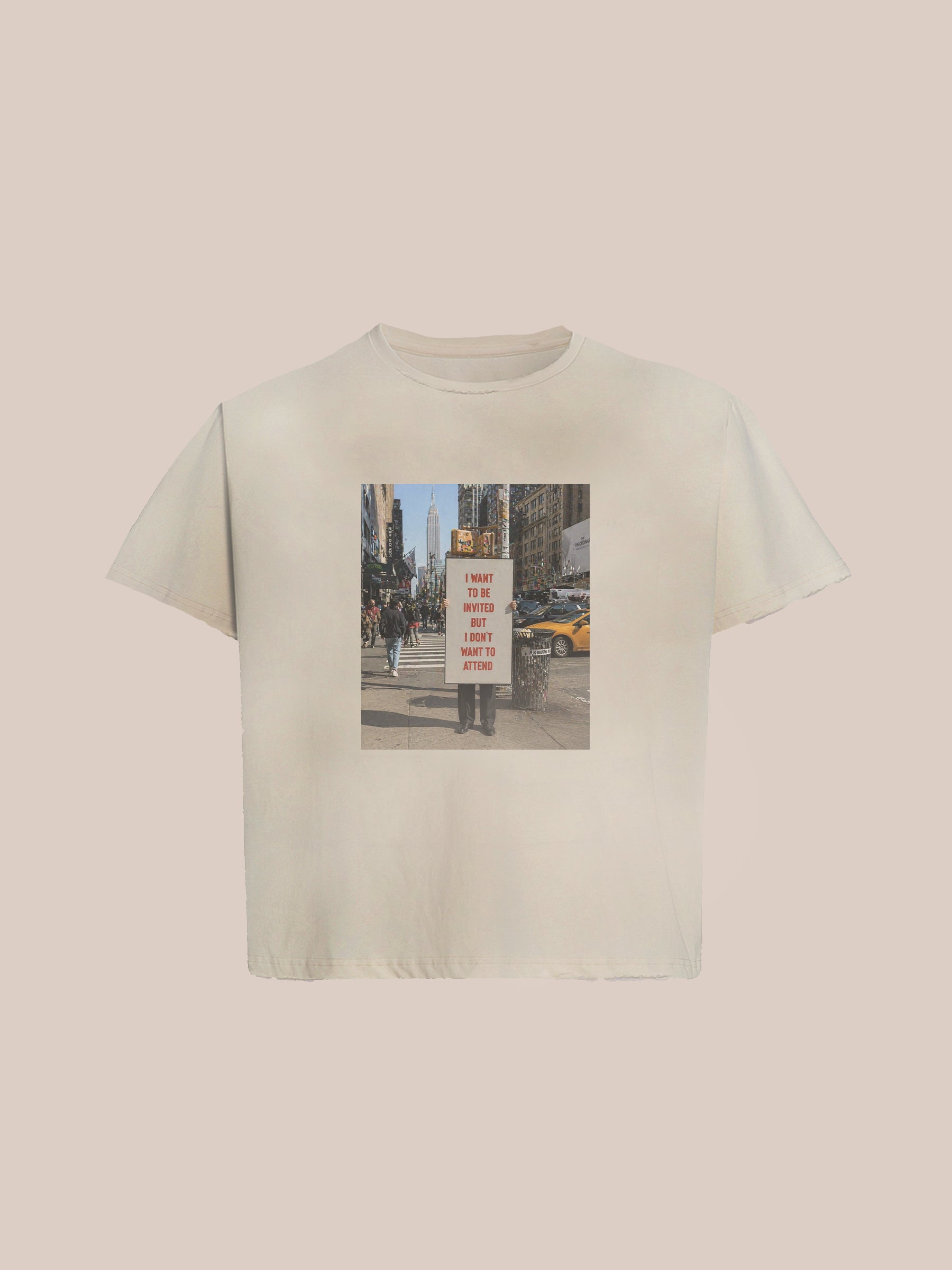Uninvited Photo Print Tee